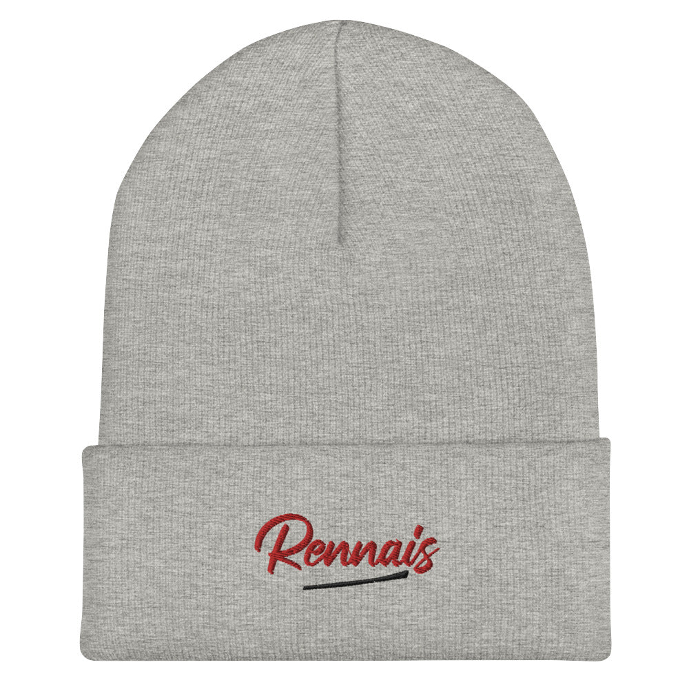 Bonnet à Revers Rennes, supporter "RENNAIS" broderie