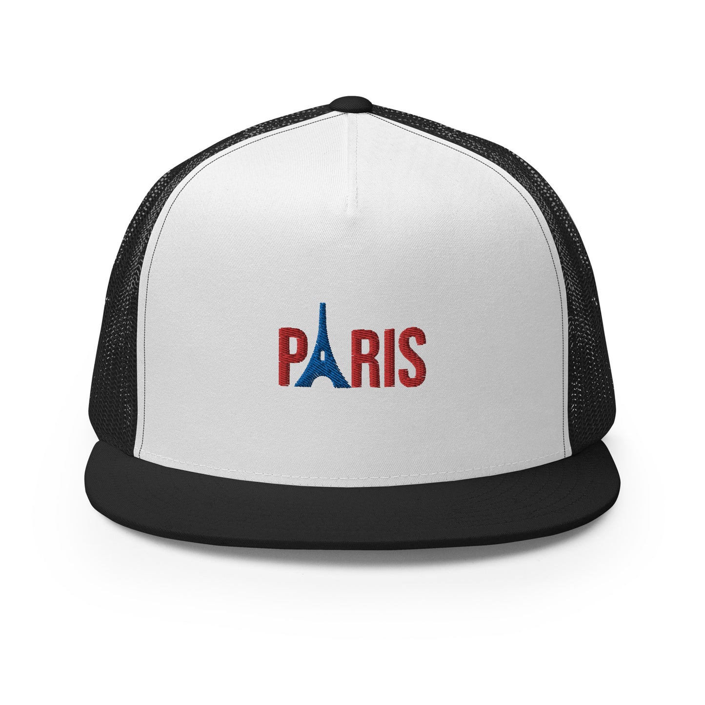 Casquette Trucker, Supporter "Paris" brodé + Tour Eiffel brodée