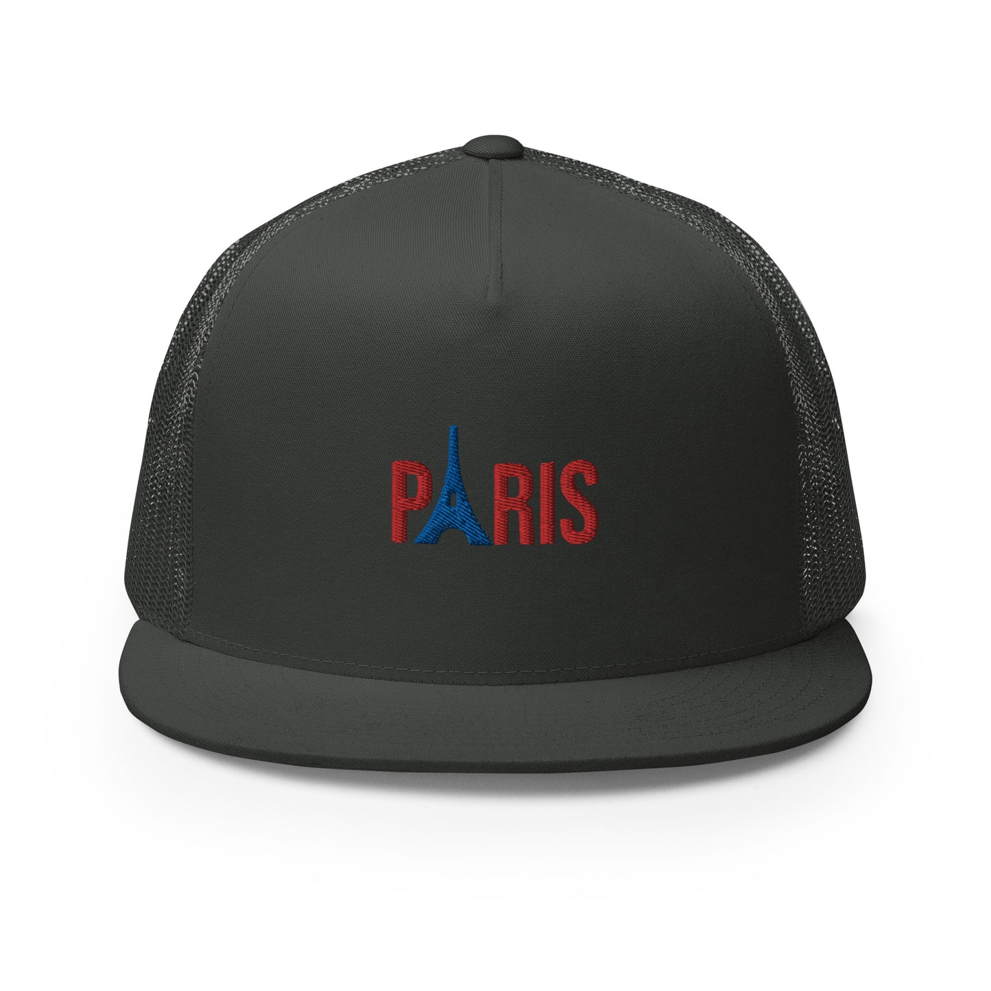 Casquette Trucker, Supporter "Paris" brodé + Tour Eiffel brodée