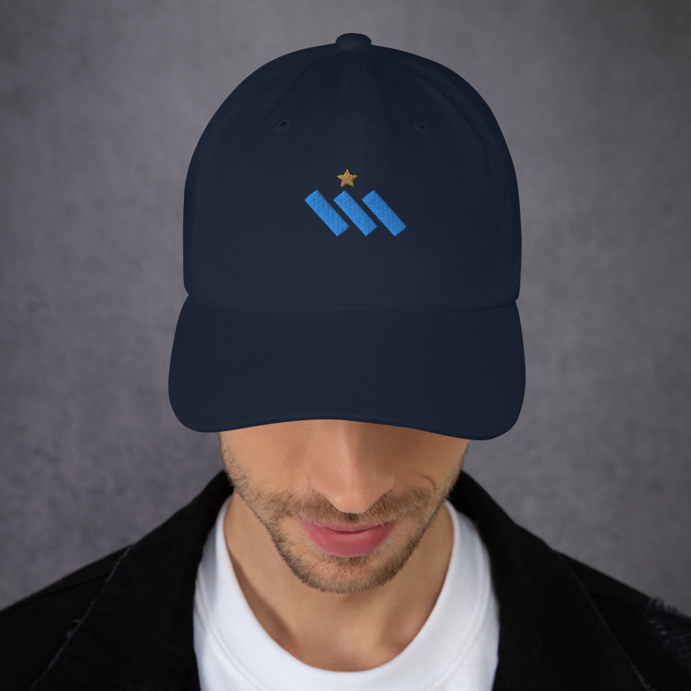 Casquette supporter Marseille, design vintage 92-93 brodé