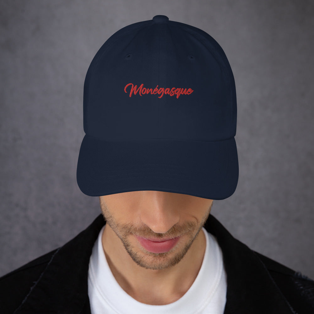 Casquette Monaco, Supporter "Monégasque" brodé