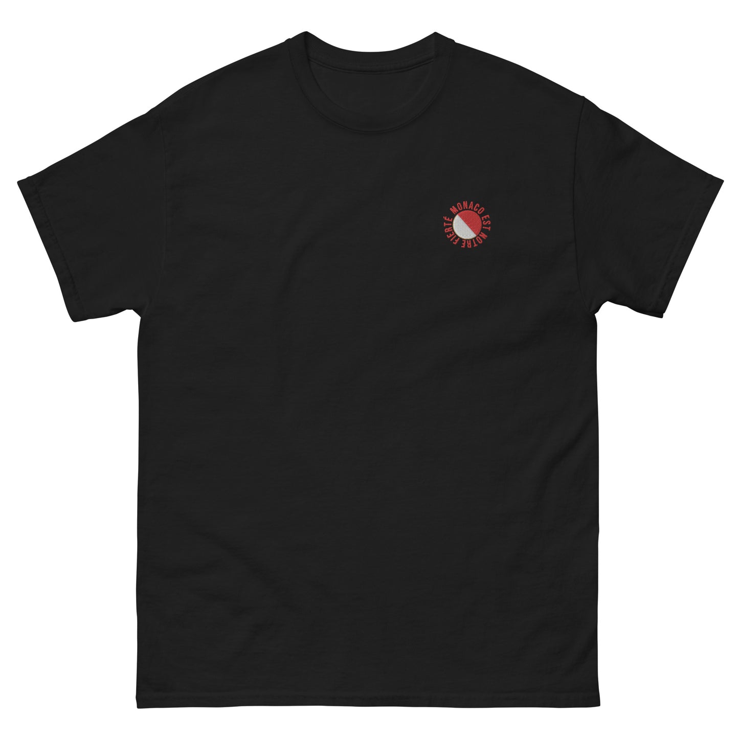 T-shirt "Monaco est notre fierté" brodé, supporter Monaco