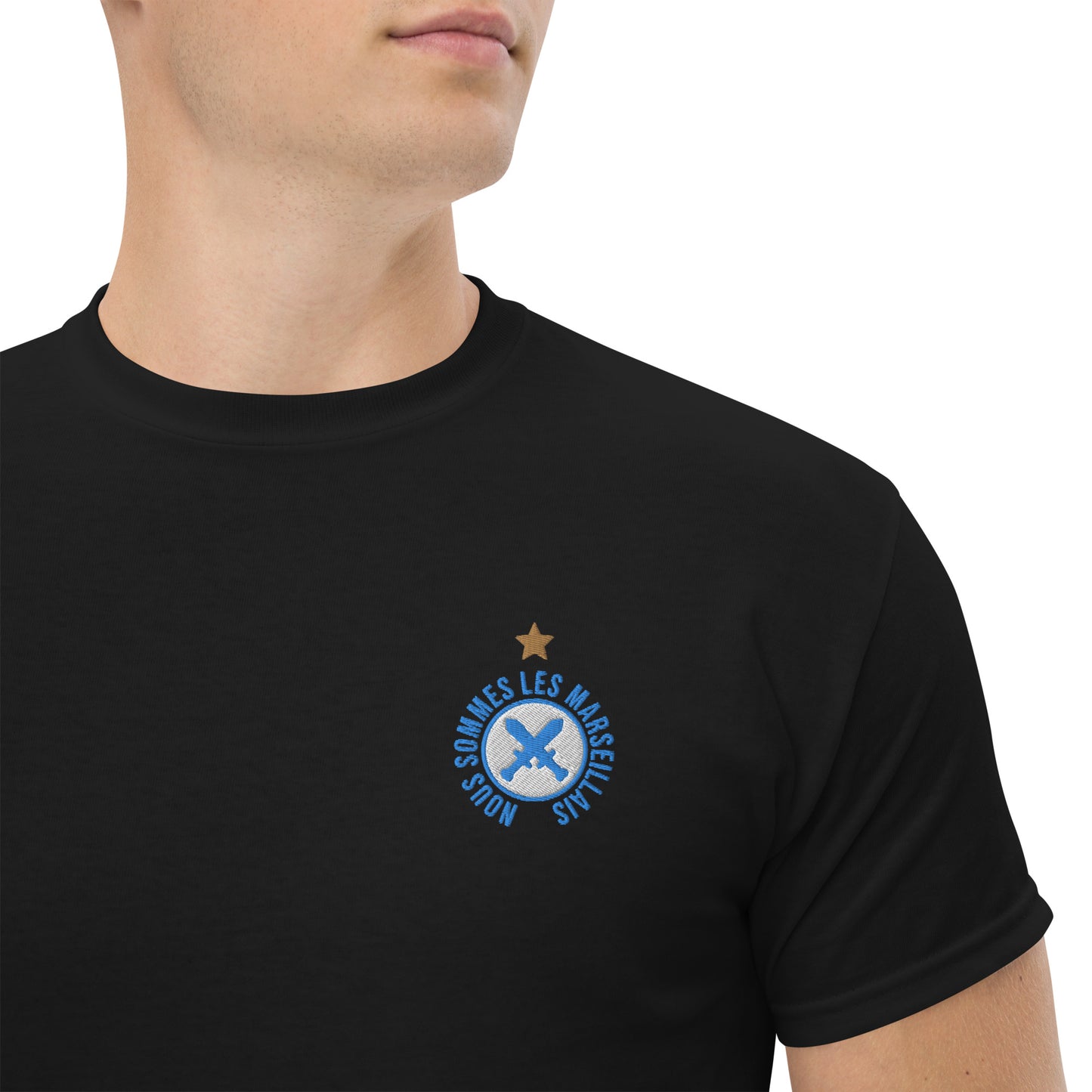 T-shirt Marseille, "Nous sommes les Marseillais" brodé