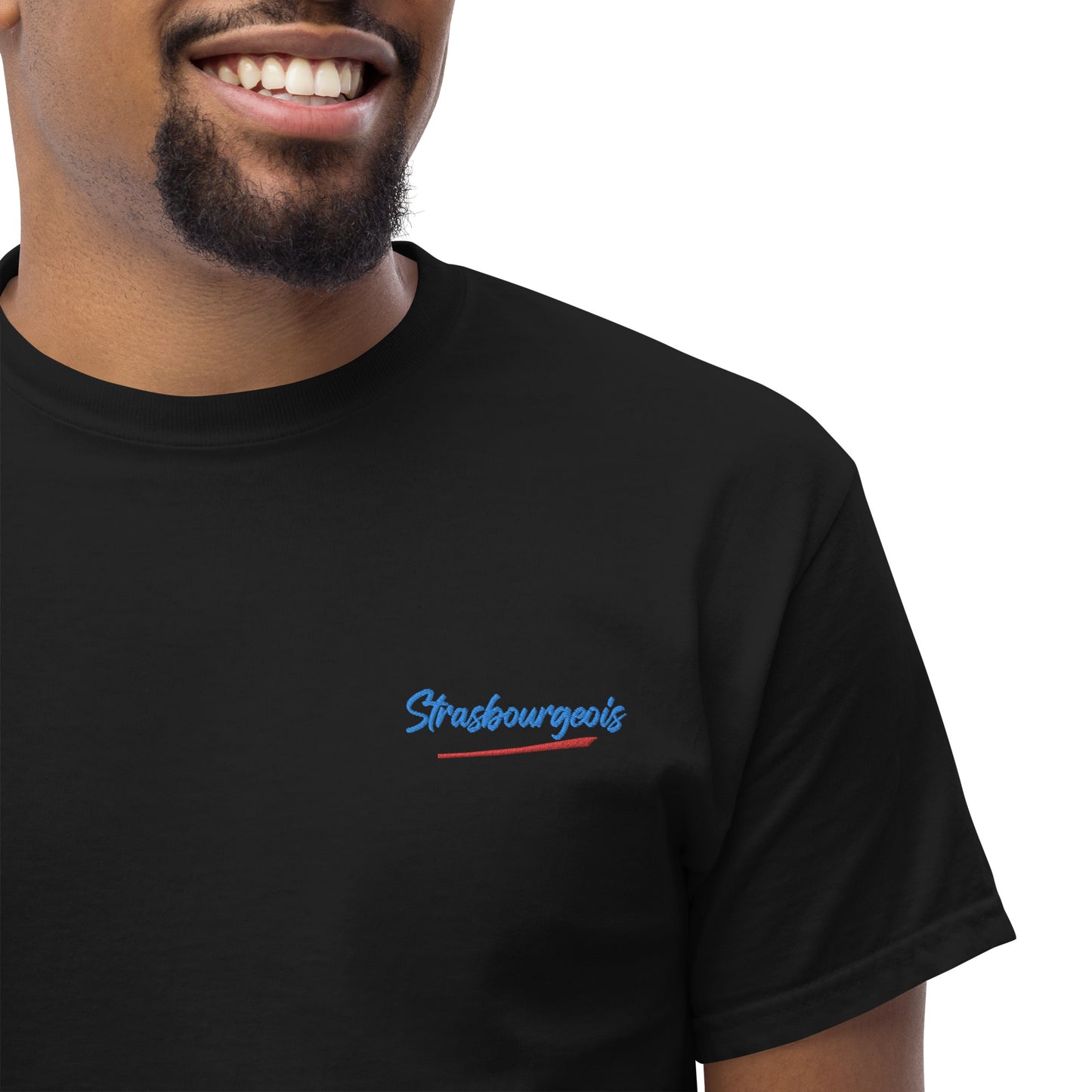 T-shirt "STRASBOURGEOIS" broderie, Supporter Strasbourg