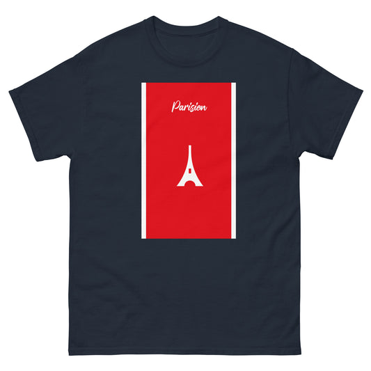 T-shirt Paris -  style "Hechter", supporter Parisien