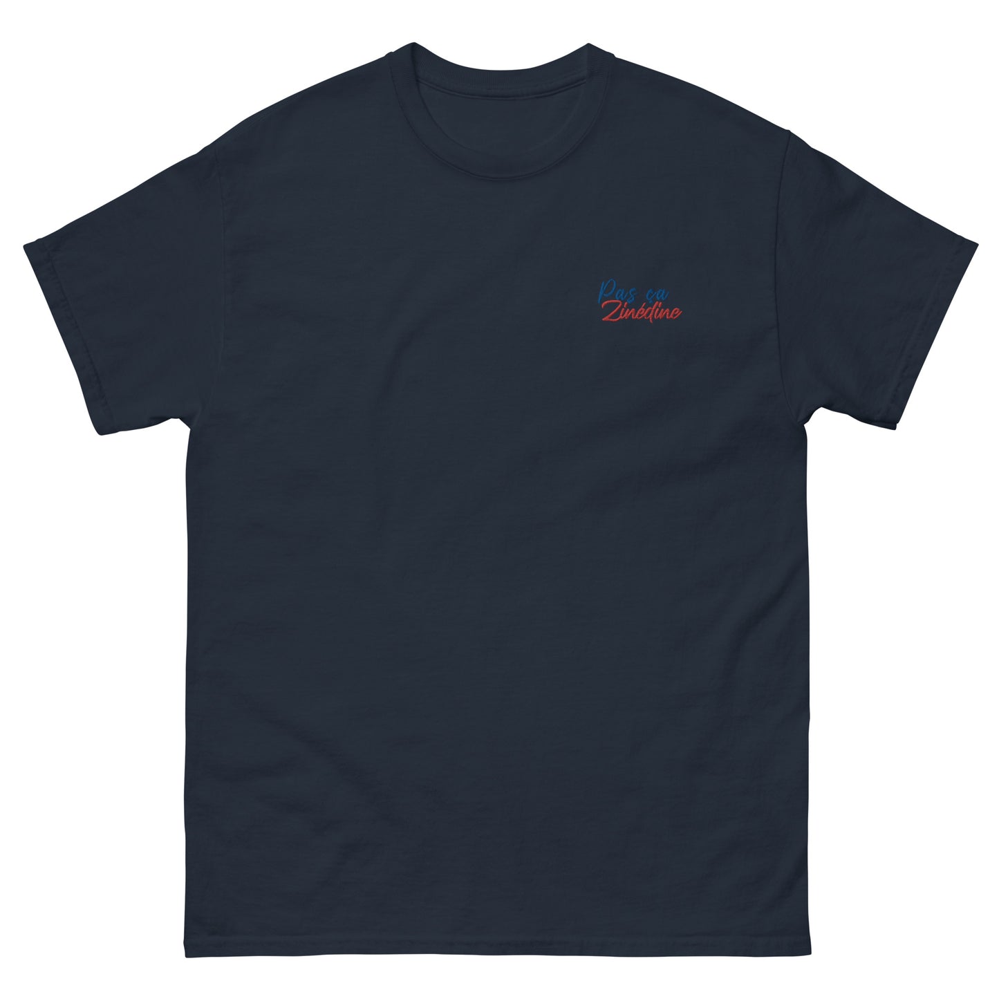 T-shirt Equipe de France, "Pas ça Zinédine" brodé