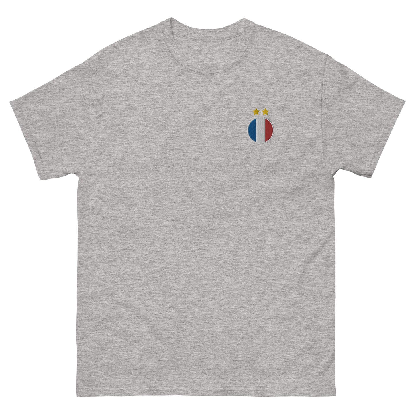 T-shirt Equipe de France Drapeau + 2 étoiles