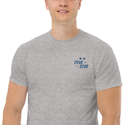 T-shirt Equipe de France, Deux étoiles 1998-2018, broderie