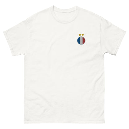 T-shirt Equipe de France Drapeau + 2 étoiles