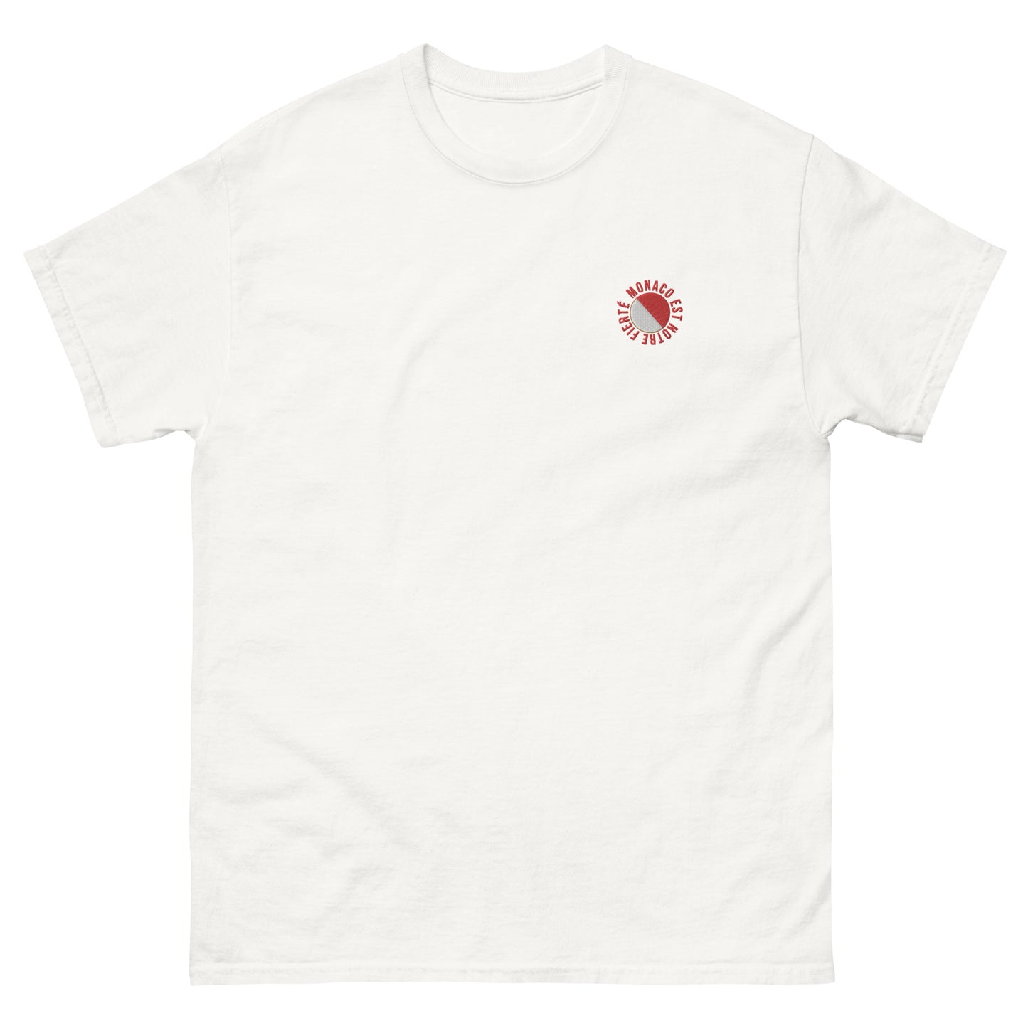 T-shirt "Monaco est notre fierté" brodé, supporter Monaco