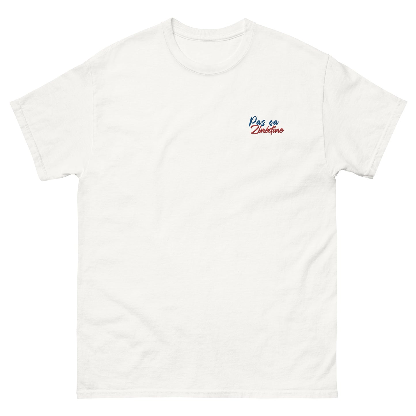 T-shirt Equipe de France, "Pas ça Zinédine" brodé