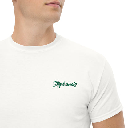 T-shirt "Stéphanois" brodé, supporter Saint-Etienne