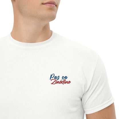 T-shirt Equipe de France, "Pas ça Zinédine" brodé