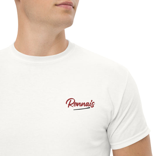 T-shirt Rennais, Supporter "Rennais" broderie