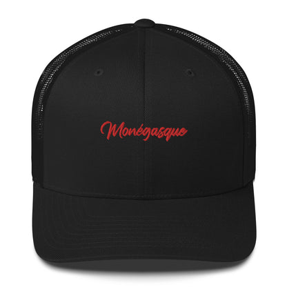 Casquette Trucker Monaco, supporter "Monégasque" brodé