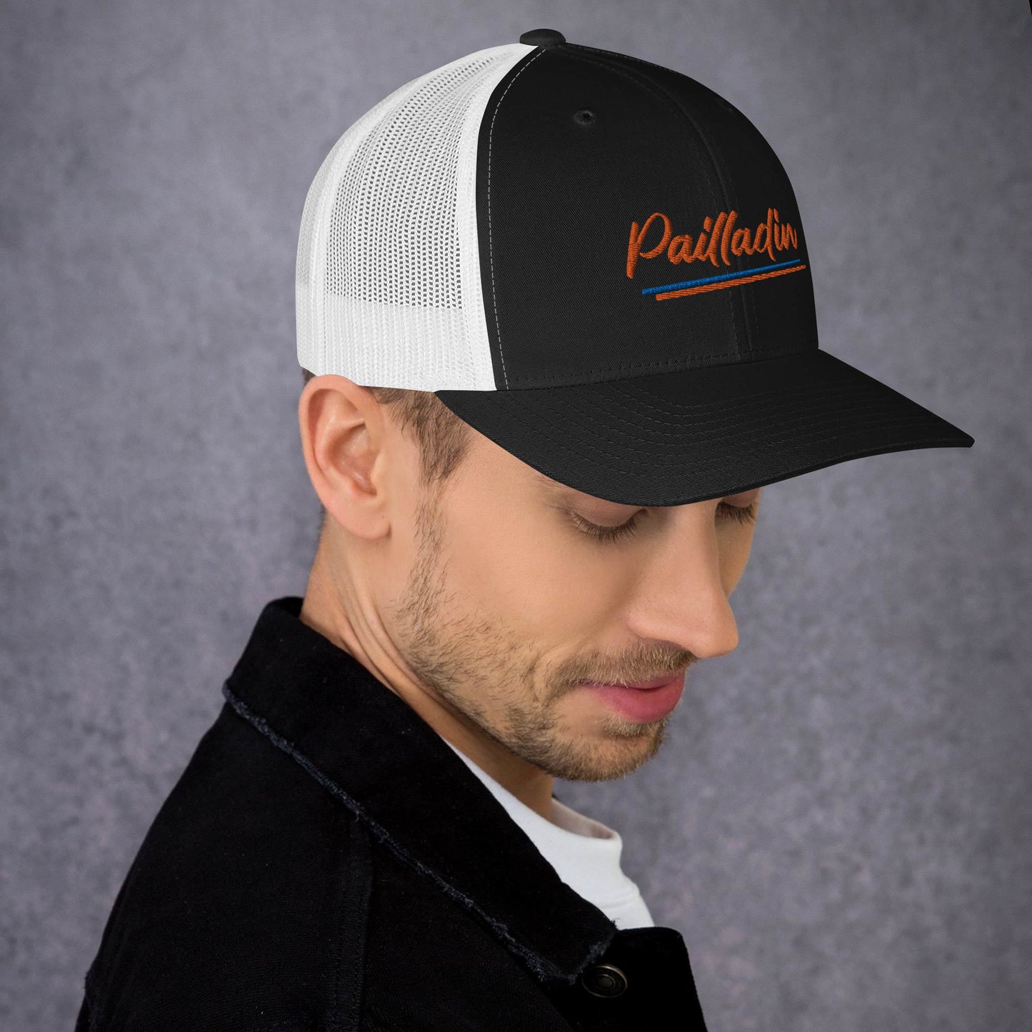 Casquette Trucker "Pailladin" brodé, supporter Montpellier