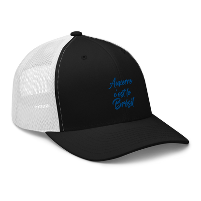 Casquette Trucker, "Auxerre c'est le Brésil" brodé