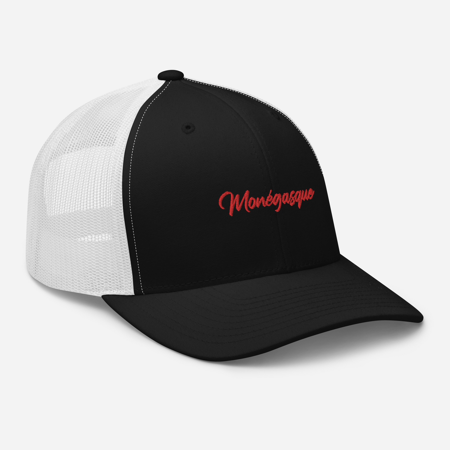 Casquette Trucker Monaco, supporter "Monégasque" brodé