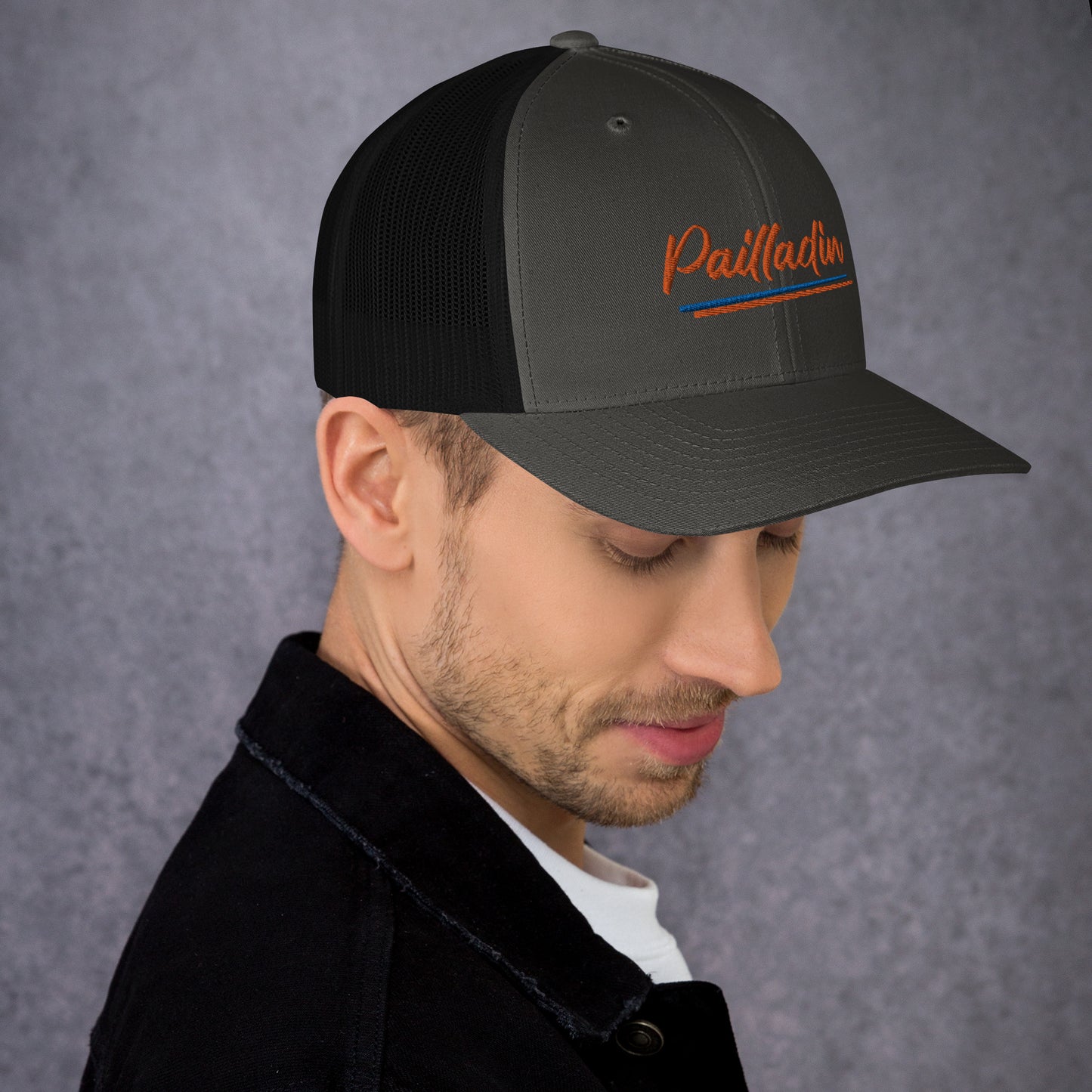 Casquette Trucker "Pailladin" brodé, supporter Montpellier