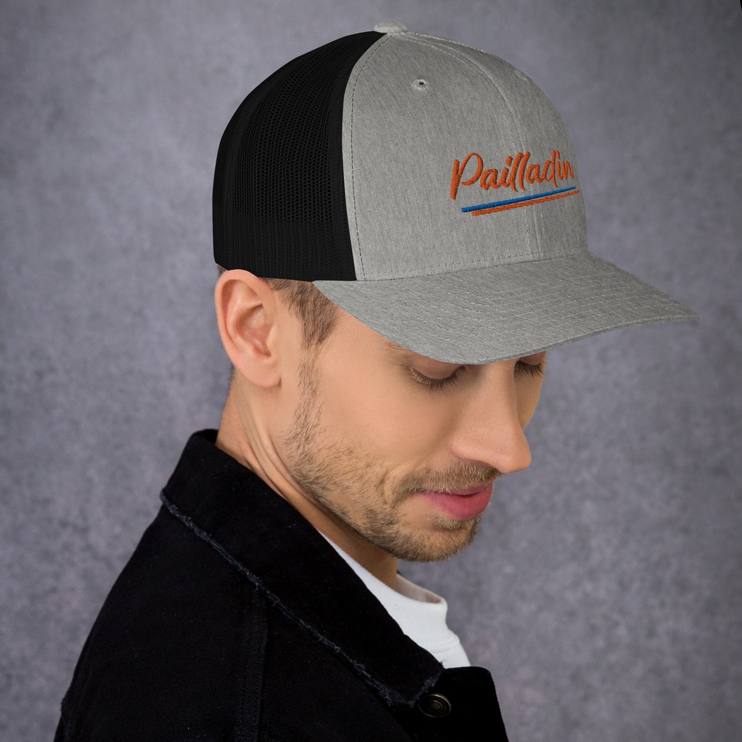 Casquette Trucker "Pailladin" brodé, supporter Montpellier