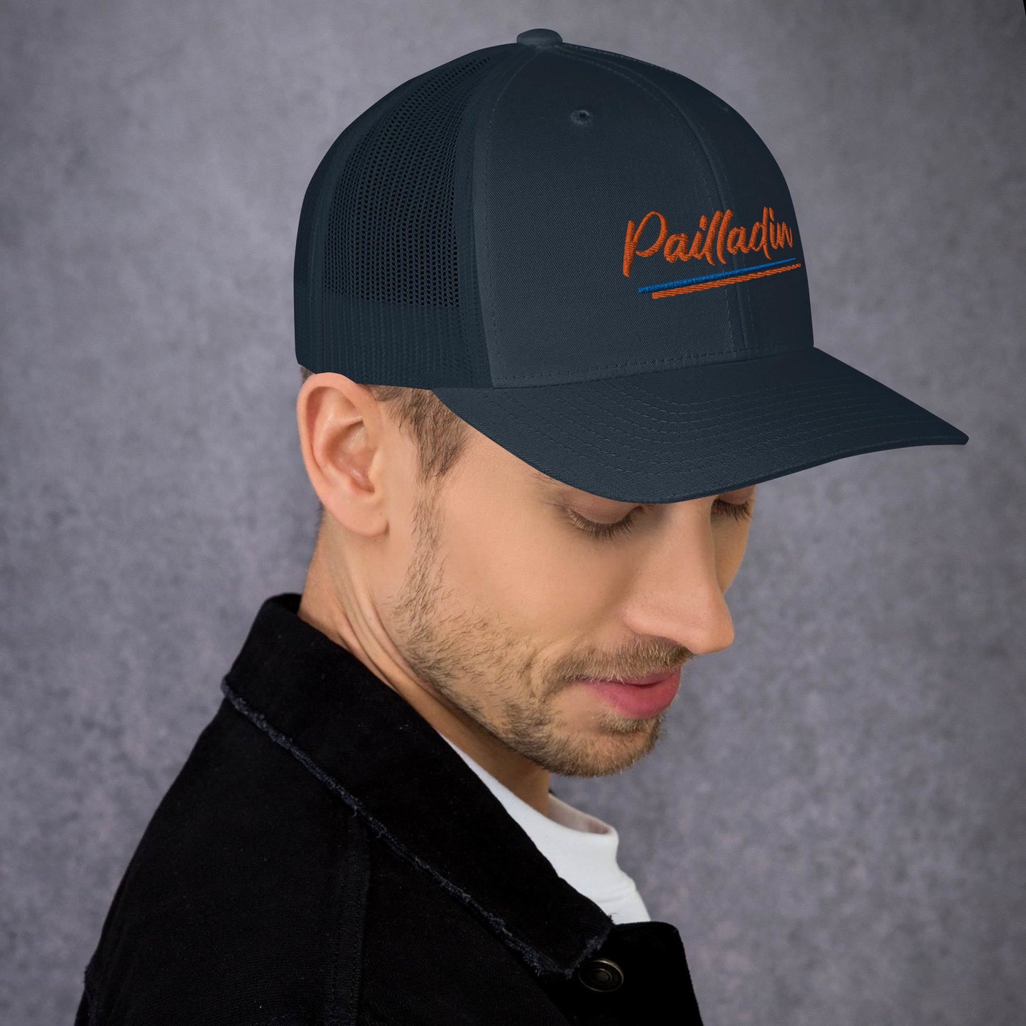 Casquette Trucker "Pailladin" brodé, supporter Montpellier