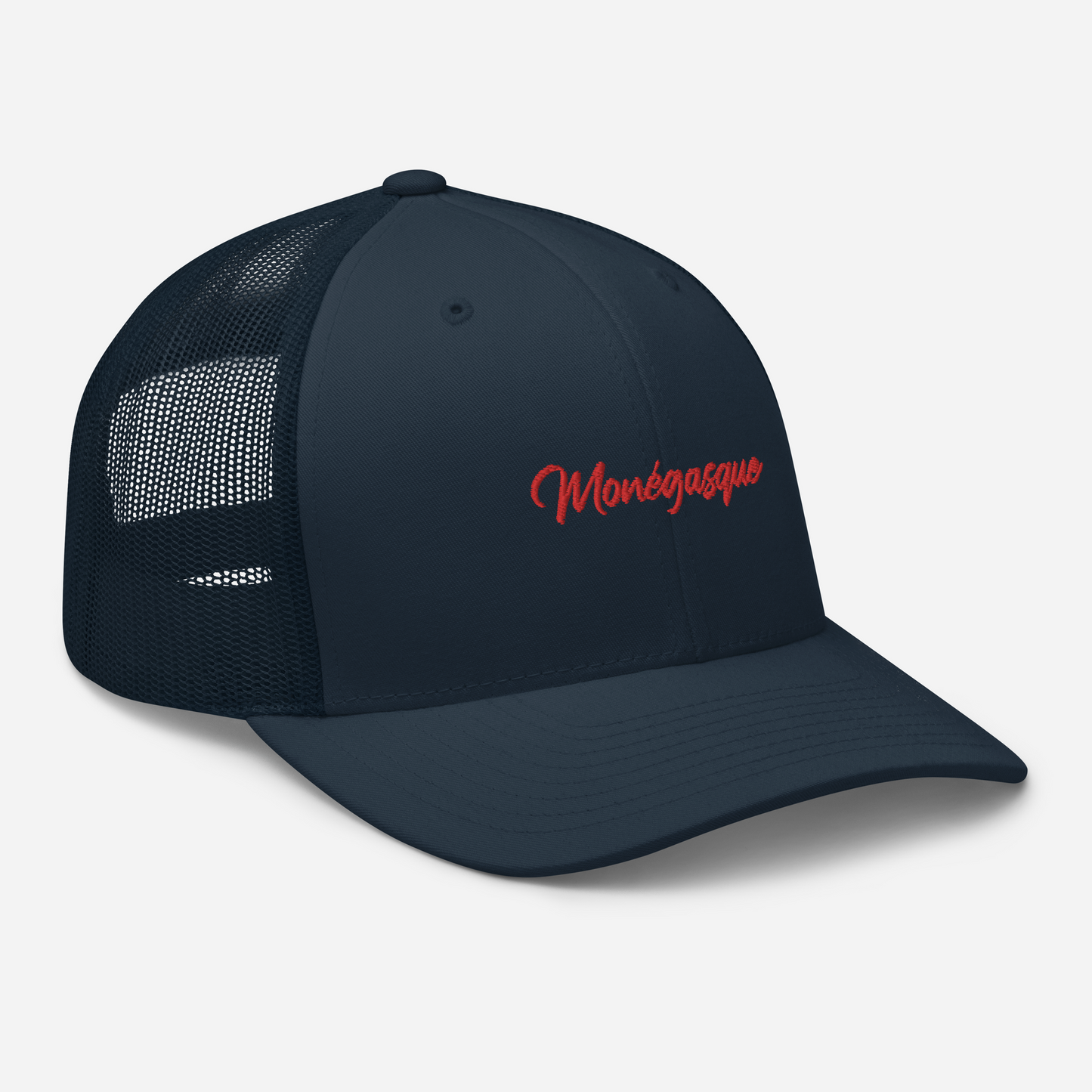 Casquette Trucker Monaco, supporter "Monégasque" brodé