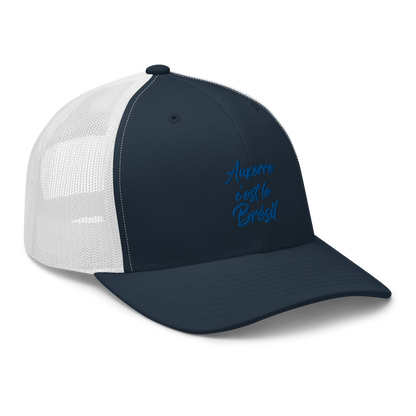 Casquette Trucker, "Auxerre c'est le Brésil" brodé