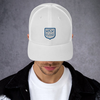 Casquette Trucker Kick Flair Officiel, Logo brodé