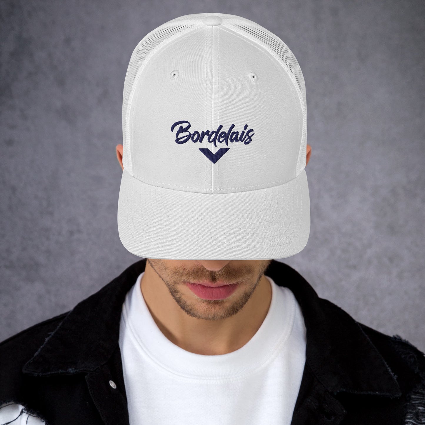 Casquette Trucker Bordeaux, supporter "BORDELAIS" brodé