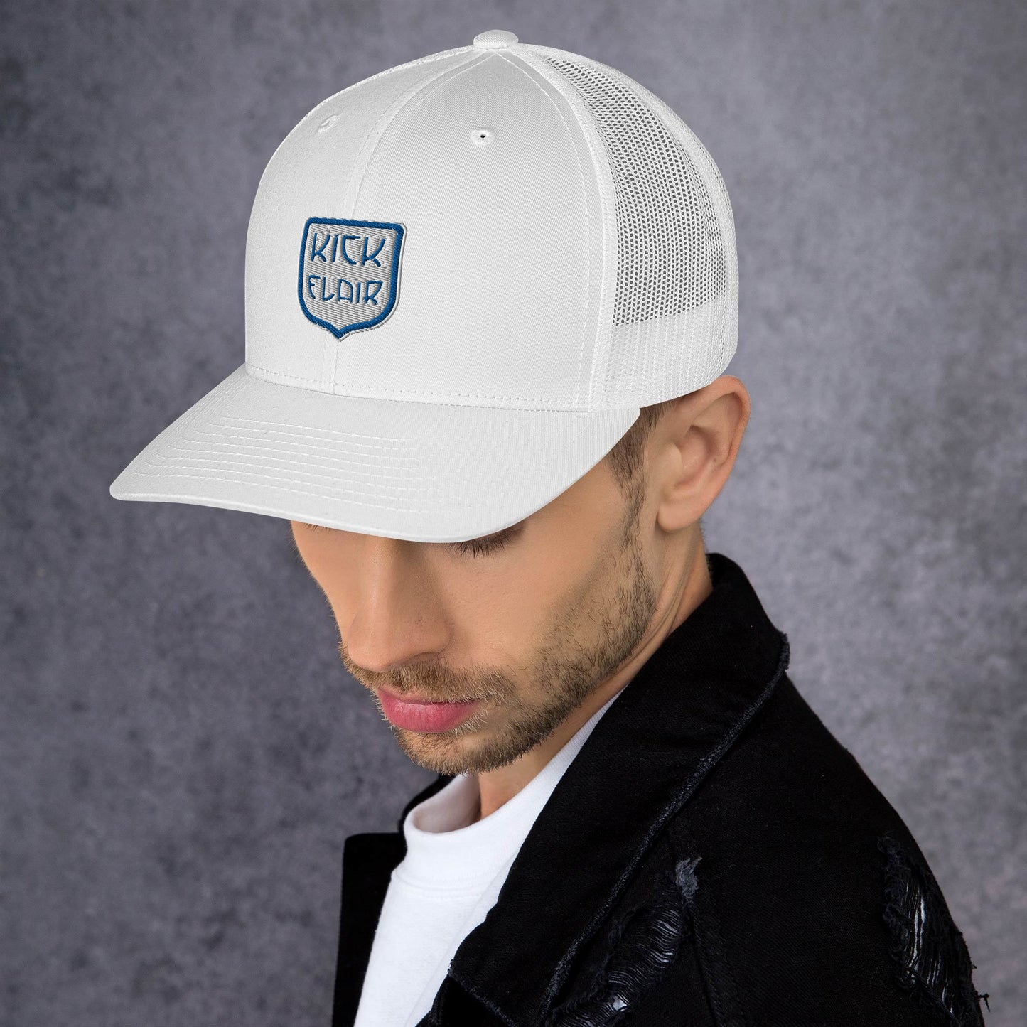 Casquette Trucker Kick Flair Officiel, Logo brodé