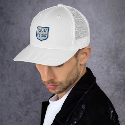 Casquette Trucker Kick Flair Officiel, Logo brodé