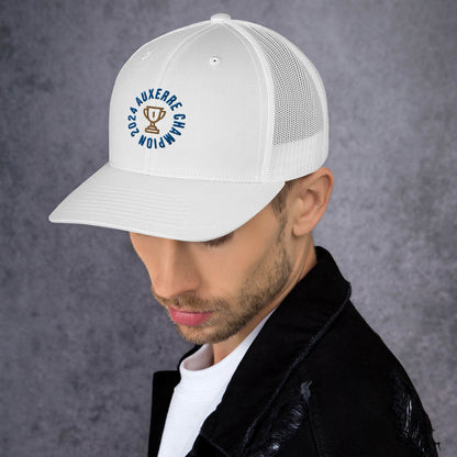 Casquette Trucker Broderie, "Auxerre CHAMPION 2024"