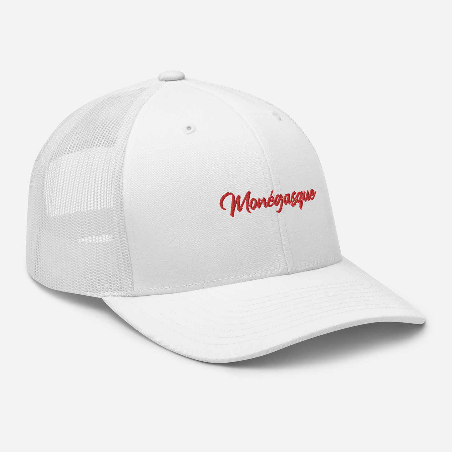 Casquette Trucker Monaco, supporter "Monégasque" brodé