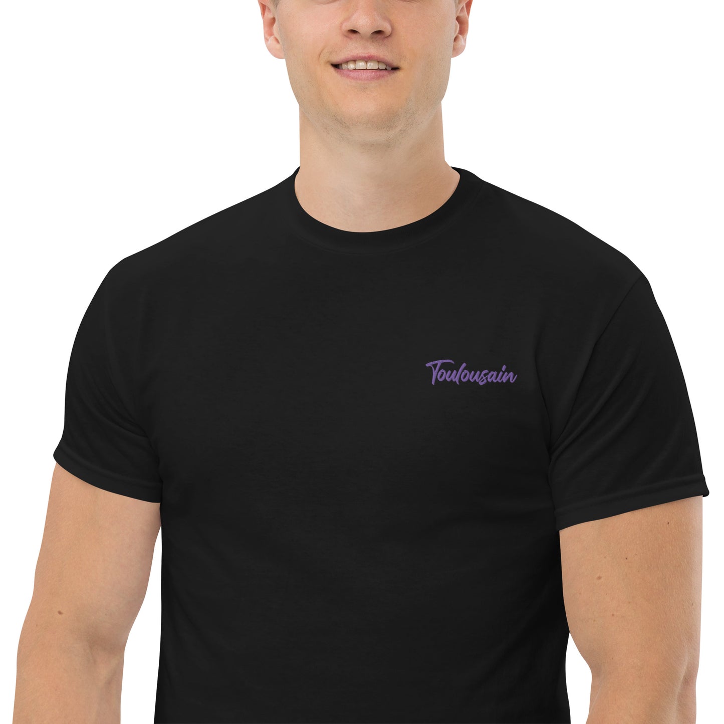 T-shirt "Toulousain" brodé, supporter Toulouse