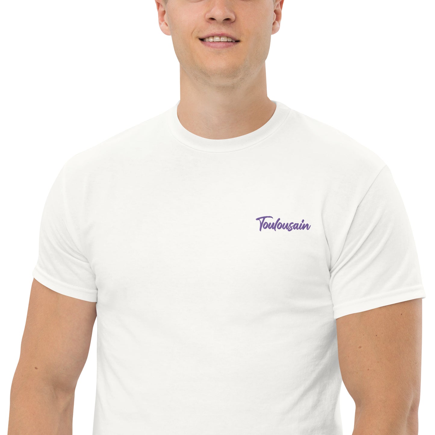 T-shirt "Toulousain" brodé, supporter Toulouse