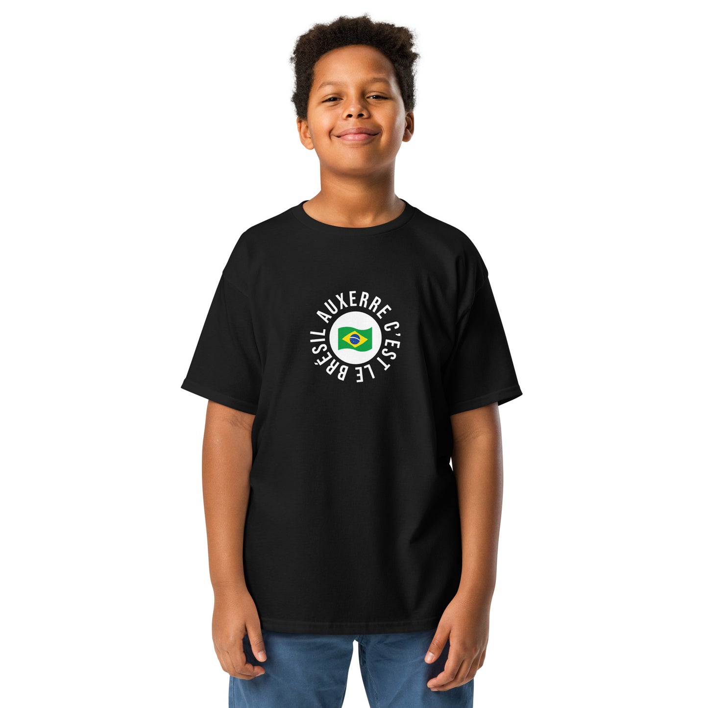 T-shirt enfant "Auxerre c'est le Brésil", supporter Auxerre