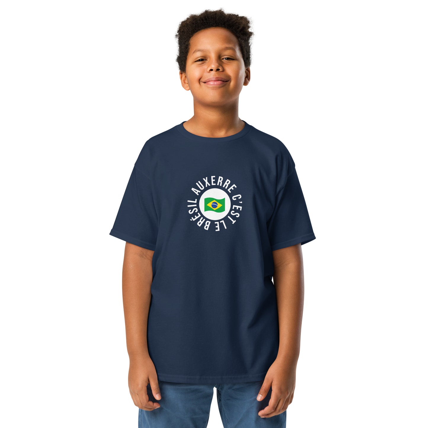 T-shirt enfant "Auxerre c'est le Brésil", supporter Auxerre